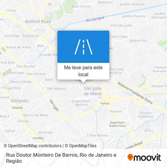 Rua Doutor Monteiro De Barros mapa