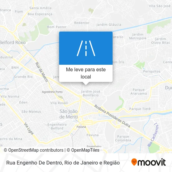 Rua Engenho De Dentro mapa