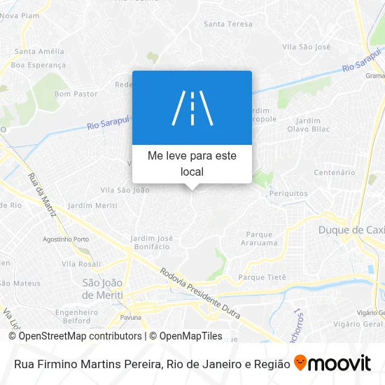 Rua Firmino Martins Pereira mapa