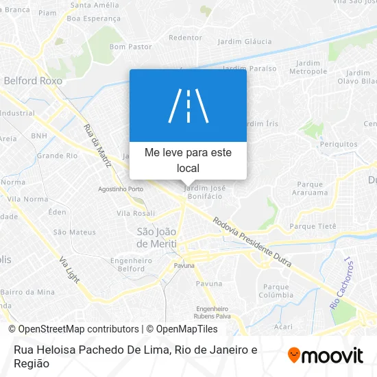 Rua Heloisa Pachedo De Lima mapa