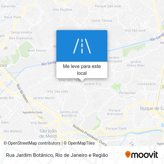 Rua Jardim Botânico mapa