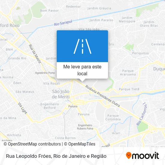 Rua Leopoldo Fróes mapa