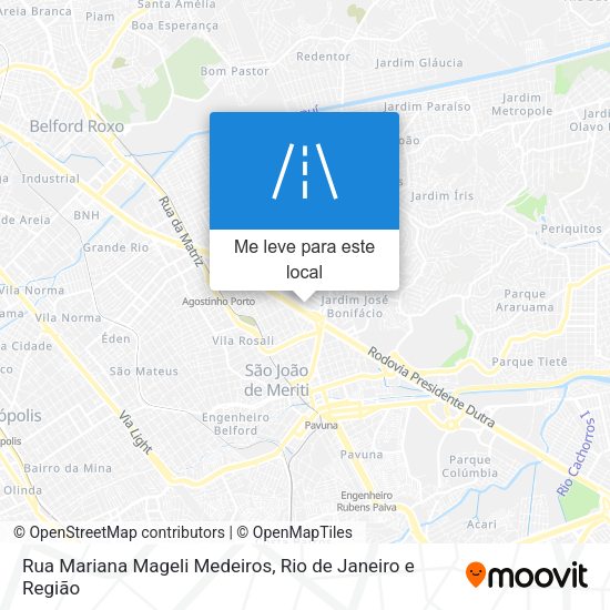 Rua Mariana Mageli Medeiros mapa
