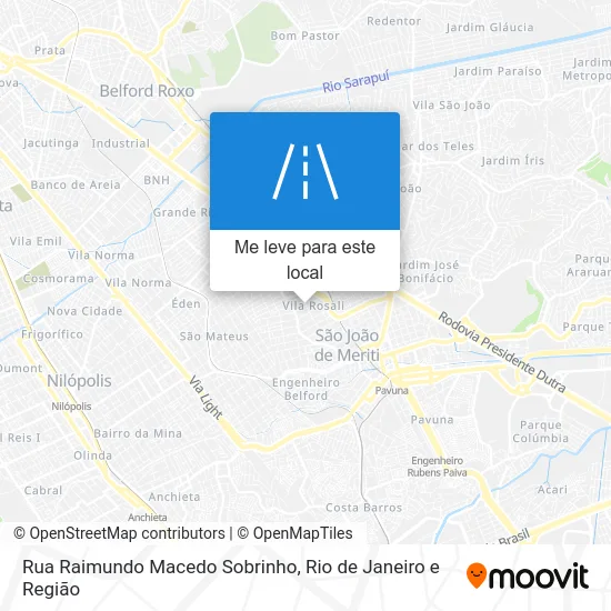 Rua Raimundo Macedo Sobrinho mapa