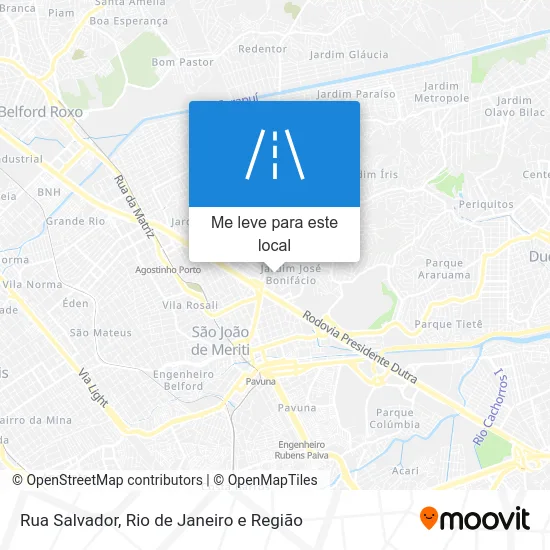 Rua Salvador mapa