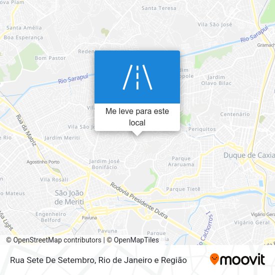 Rua Sete De Setembro mapa