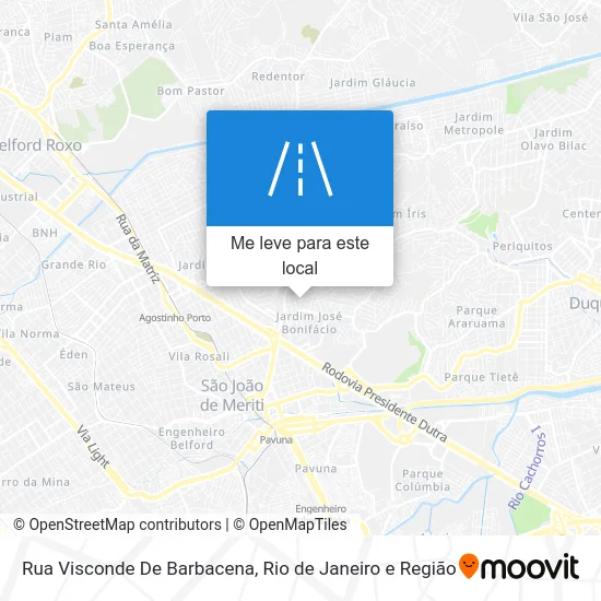 Rua Visconde De Barbacena mapa