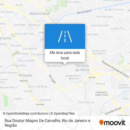 Rua Doutor Magno De Carvalho mapa