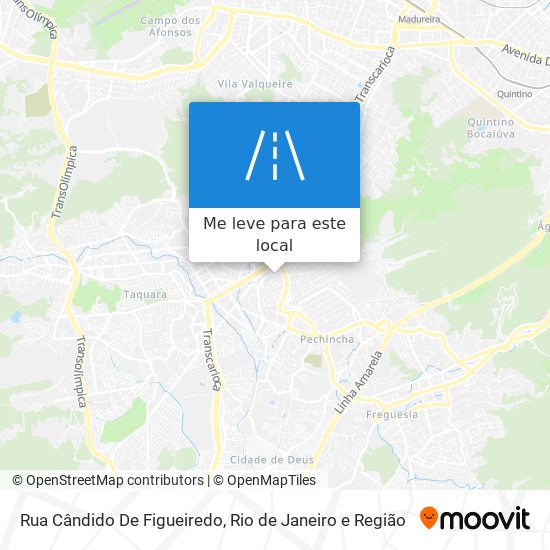 Rua Cândido De Figueiredo mapa