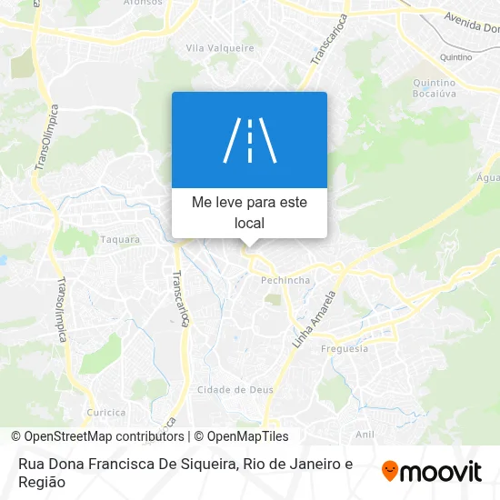 Rua Dona Francisca De Siqueira mapa