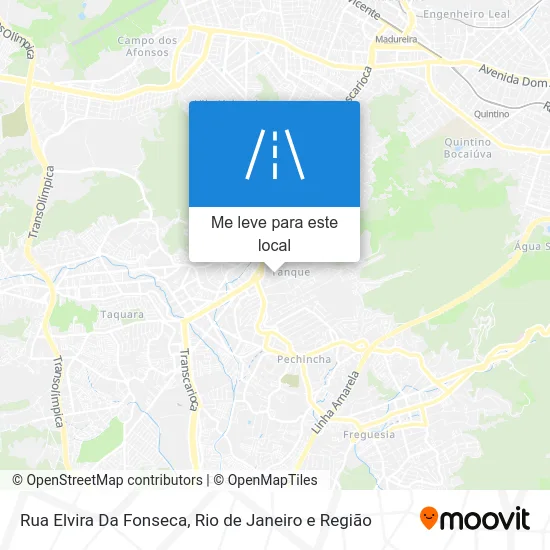Rua Elvira Da Fonseca mapa