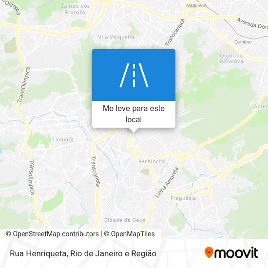 Rua Henriqueta mapa