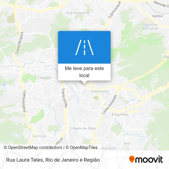 Rua Laura Teles mapa