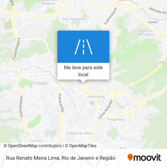 Rua Renato Meira Lima mapa