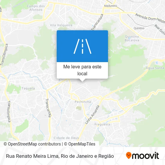 Rua Renato Meira Lima mapa
