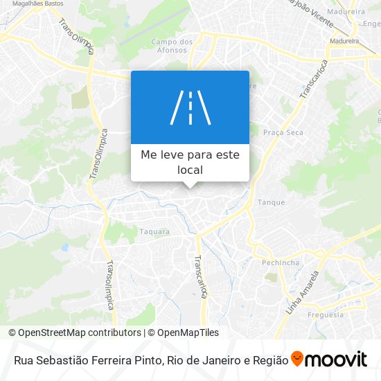 Rua Sebastião Ferreira Pinto mapa