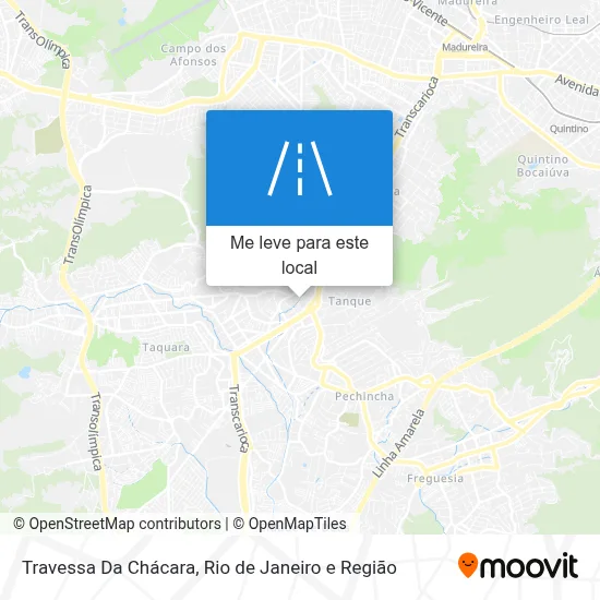 Travessa Da Chácara mapa