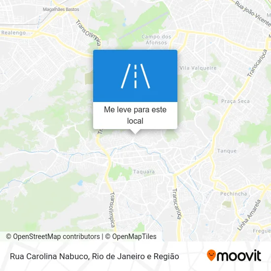 Rua Carolina Nabuco mapa