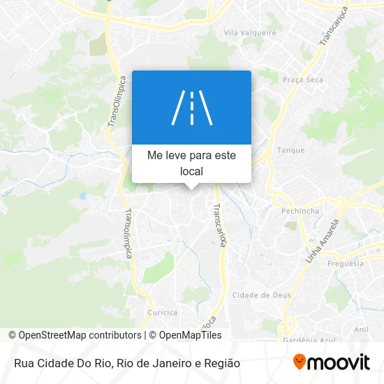 Rua Cidade Do Rio mapa
