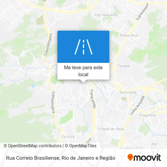 Rua Correio Brasiliense mapa