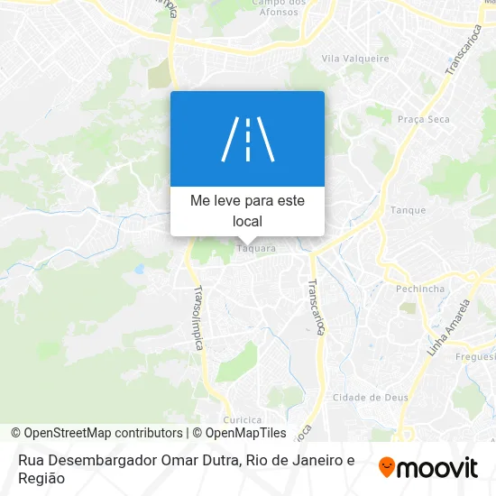 Rua Desembargador Omar Dutra mapa
