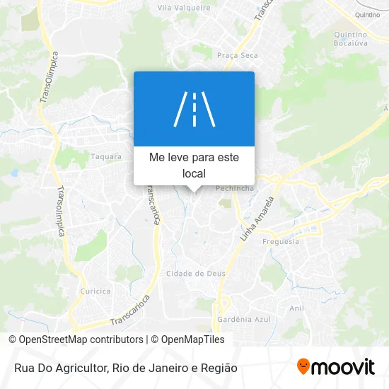Rua Do Agricultor mapa