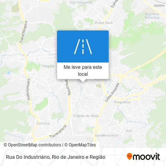 Rua Do Industriário mapa
