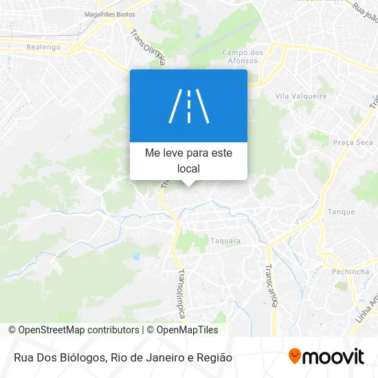 Rua Dos Biólogos mapa