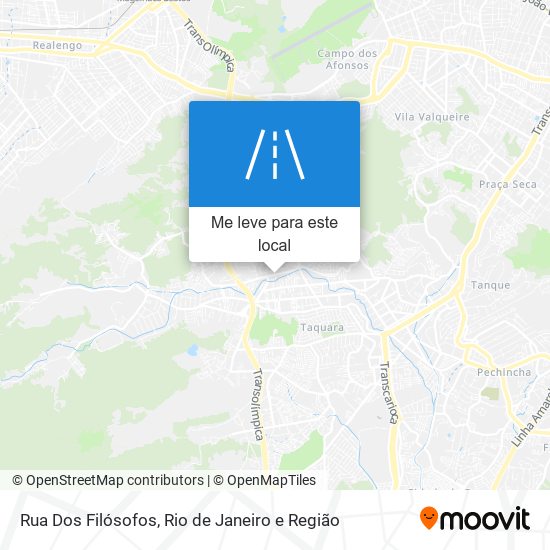 Rua Dos Filósofos mapa