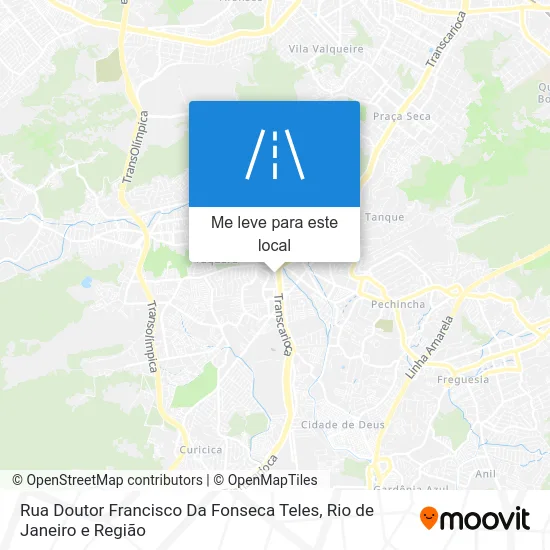 Rua Doutor Francisco Da Fonseca Teles mapa