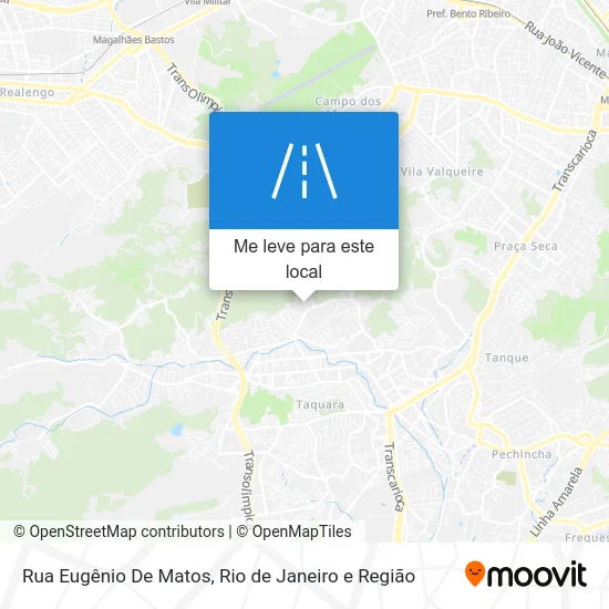 Rua Eugênio De Matos mapa