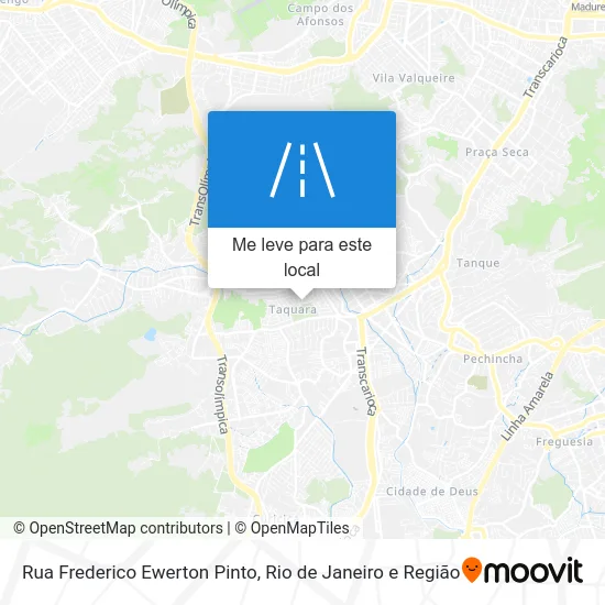 Rua Frederico Ewerton Pinto mapa