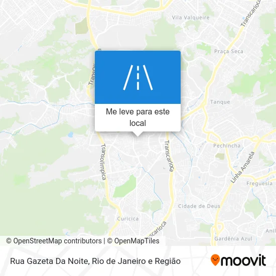 Rua Gazeta Da Noite mapa
