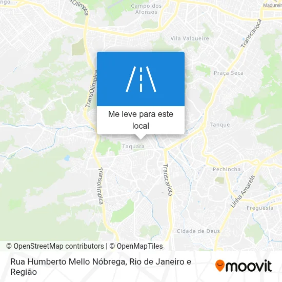 Rua Humberto Mello Nóbrega mapa