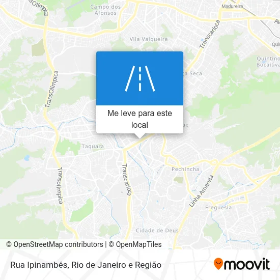 Rua Ipinambés mapa
