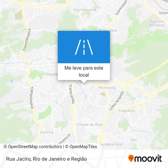 Rua Jaciru mapa