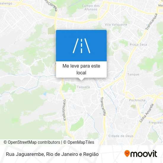 Rua Jaguarembe mapa