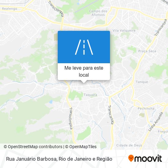 Rua Januário Barbosa mapa