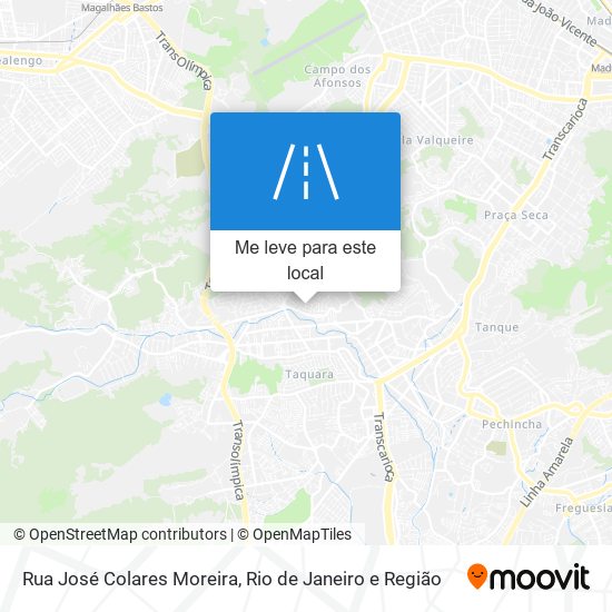 Rua José Colares Moreira mapa