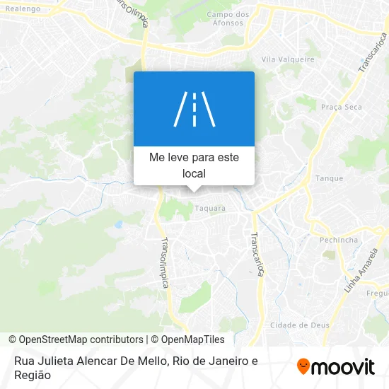 Rua Julieta Alencar De Mello mapa