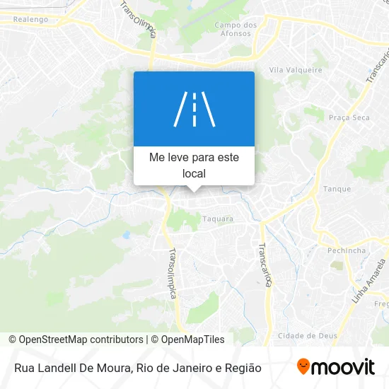 Rua Landell De Moura mapa