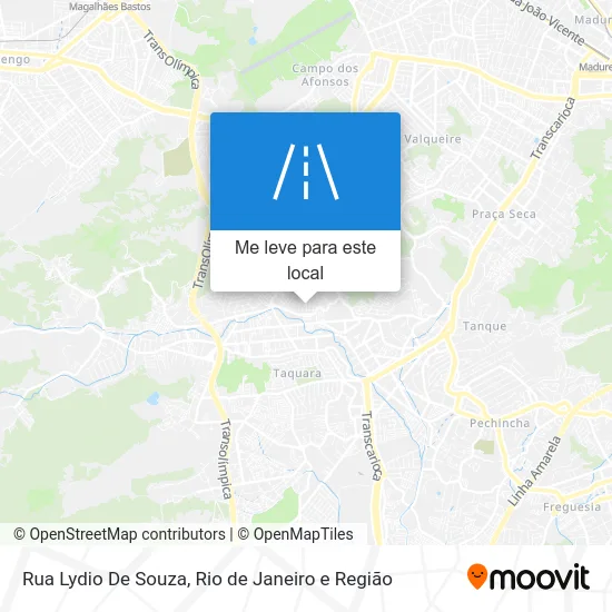 Rua Lydio De Souza mapa