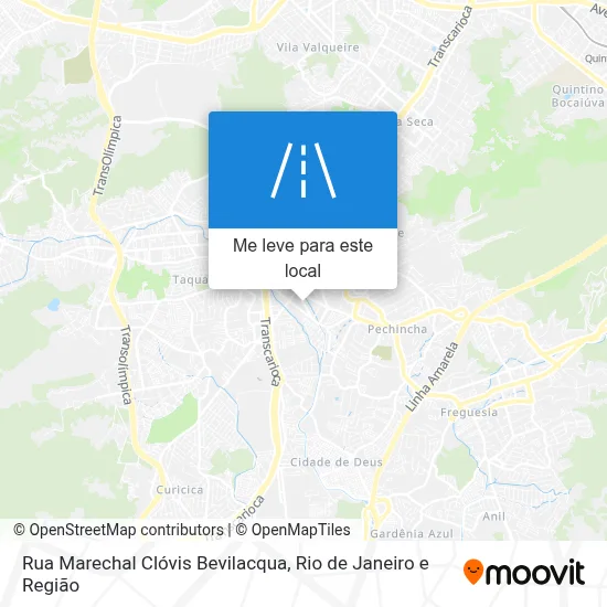 Rua Marechal Clóvis Bevilacqua mapa