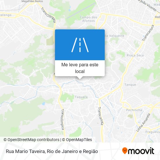 Rua Mario Taveira mapa