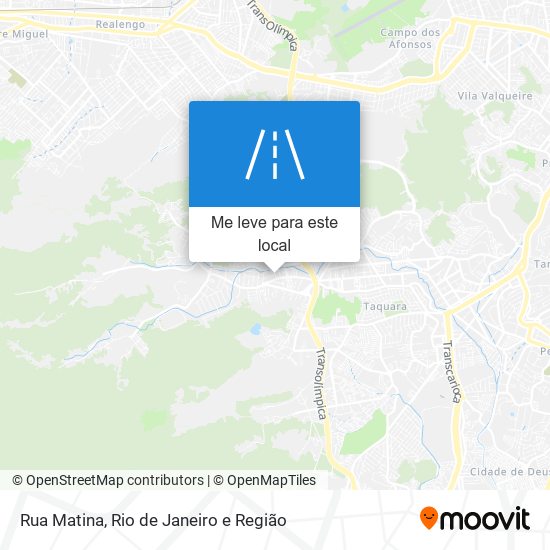 Rua Matina mapa