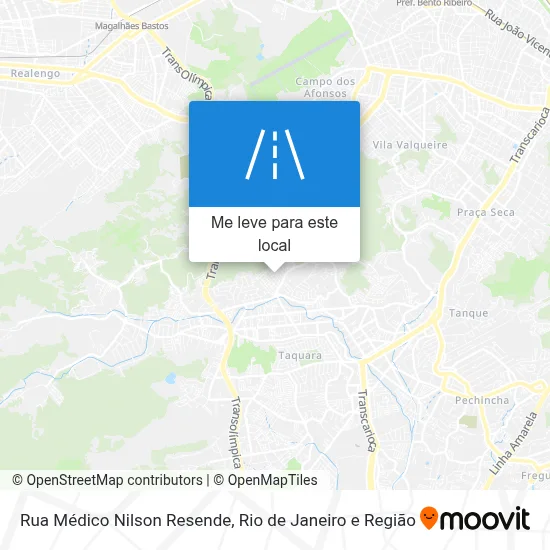 Rua Médico Nilson Resende mapa