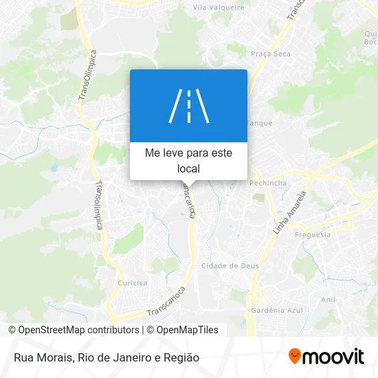 Rua Morais mapa