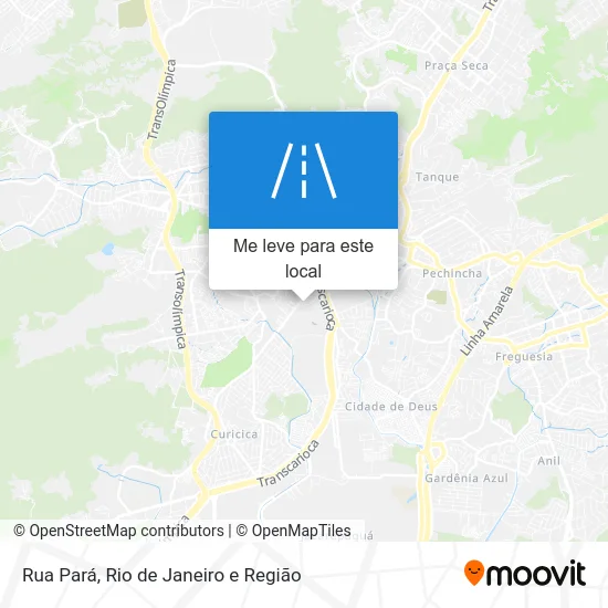 Rua Pará mapa