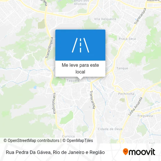 Rua Pedra Da Gávea mapa