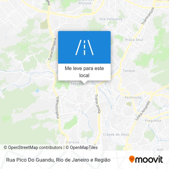 Rua Pico Do Guandu mapa